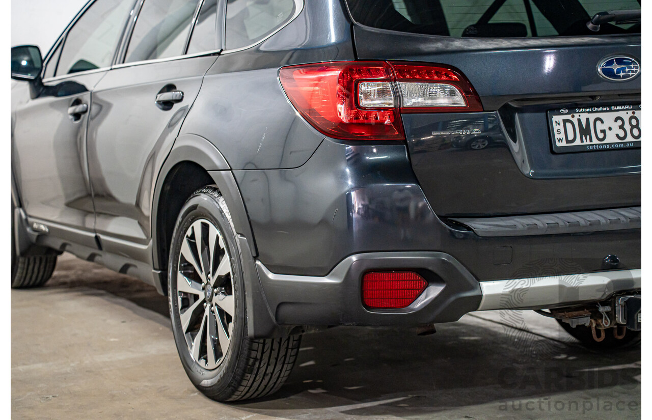 02/2017 Subaru Outback 2.5i Premium (AWD) MY17 4d Wagon Carbide Grey Metallic 2.5L