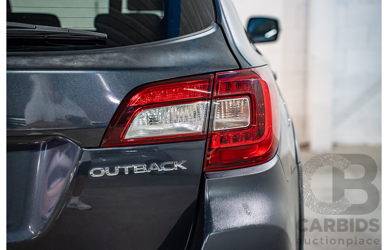 02/2017 Subaru Outback 2.5i Premium (AWD) MY17 4d Wagon Carbide Grey Metallic 2.5L