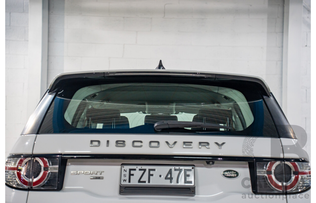 10/2017 Land Rover Discovery Sport TD4 HSE (110kW AWD) 5 Seat L550 MY18 4D Wagon Fuji White Turbo Diesel 2.0L
