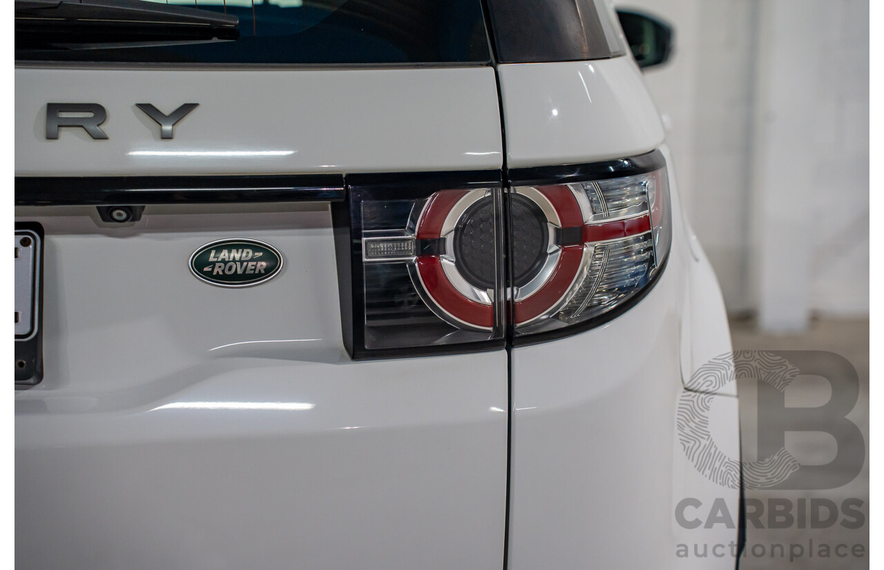 10/2017 Land Rover Discovery Sport TD4 HSE (110kW AWD) 5 Seat L550 MY18 4D Wagon Fuji White Turbo Diesel 2.0L