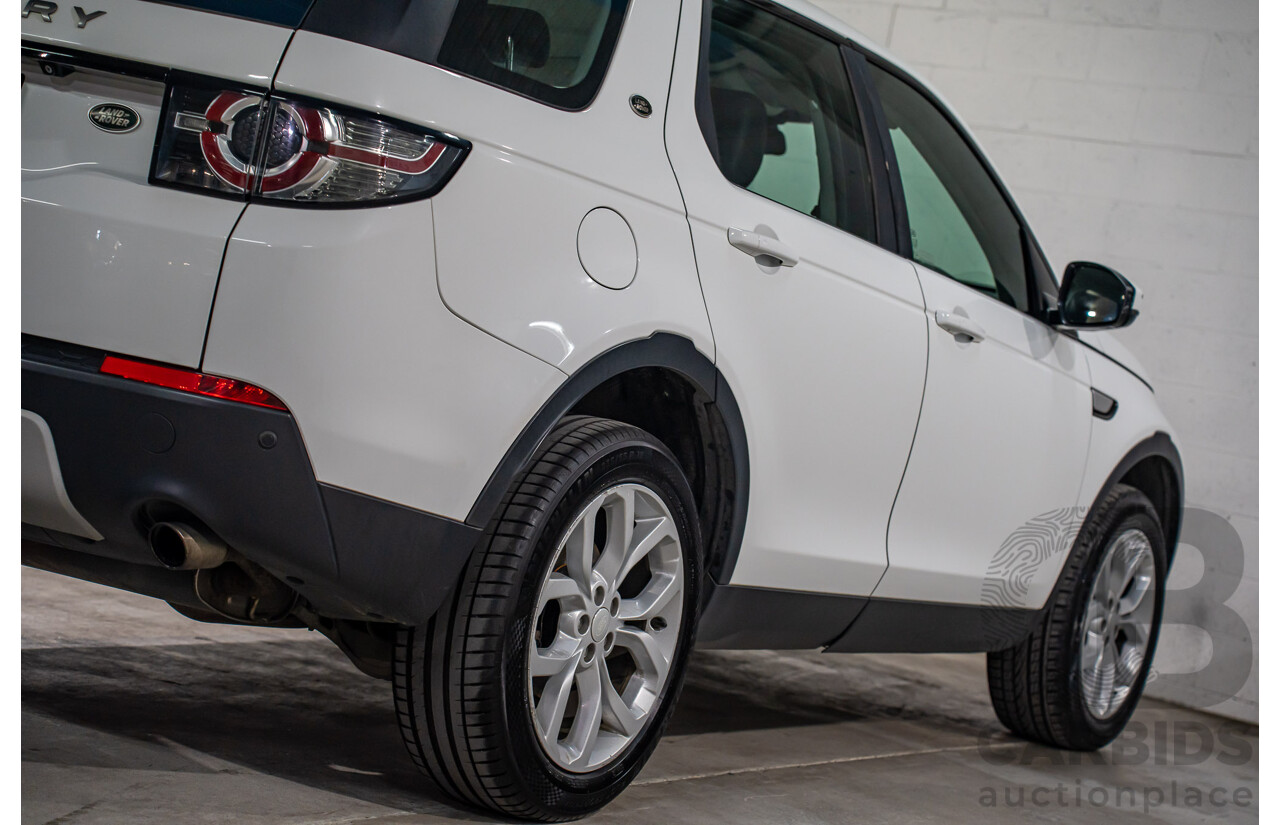 10/2017 Land Rover Discovery Sport TD4 HSE (110kW AWD) 5 Seat L550 MY18 4D Wagon Fuji White Turbo Diesel 2.0L