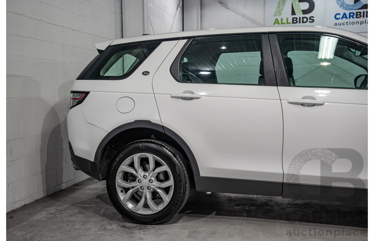 10/2017 Land Rover Discovery Sport TD4 HSE (110kW AWD) 5 Seat L550 MY18 4D Wagon Fuji White Turbo Diesel 2.0L