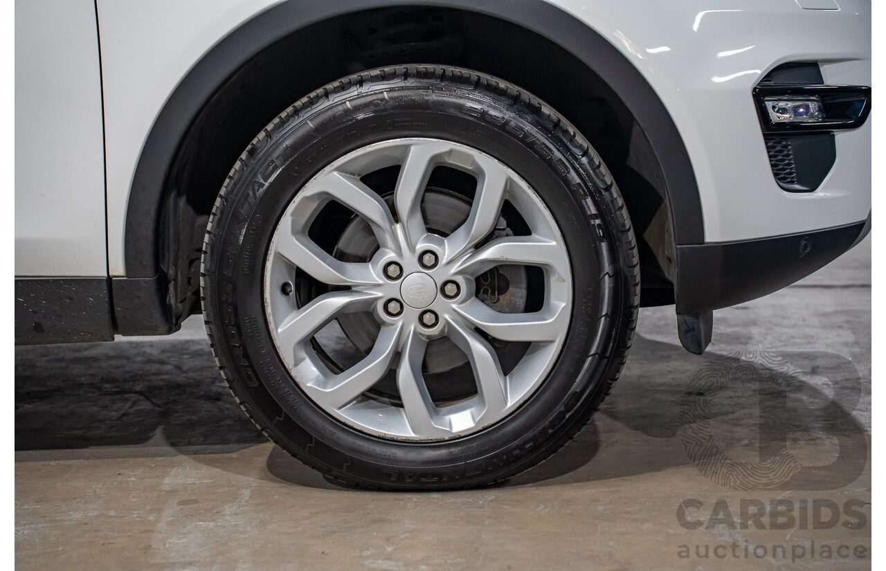 10/2017 Land Rover Discovery Sport TD4 HSE (110kW AWD) 5 Seat L550 MY18 4D Wagon Fuji White Turbo Diesel 2.0L