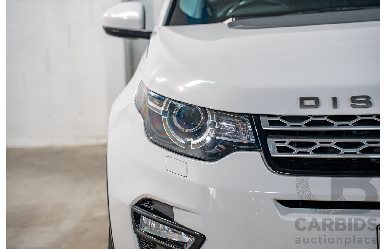10/2017 Land Rover Discovery Sport TD4 HSE (110kW AWD) 5 Seat L550 MY18 4D Wagon Fuji White Turbo Diesel 2.0L