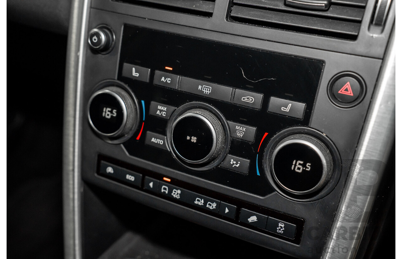 10/2017 Land Rover Discovery Sport TD4 HSE (110kW AWD) 5 Seat L550 MY18 4D Wagon Fuji White Turbo Diesel 2.0L