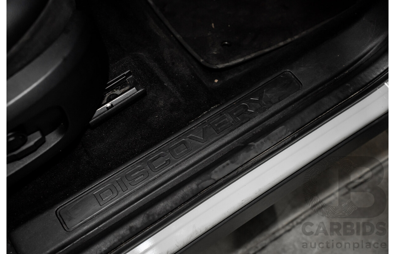 10/2017 Land Rover Discovery Sport TD4 HSE (110kW AWD) 5 Seat L550 MY18 4D Wagon Fuji White Turbo Diesel 2.0L