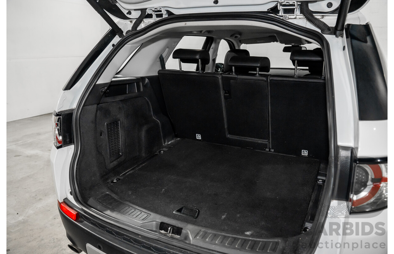 10/2017 Land Rover Discovery Sport TD4 HSE (110kW AWD) 5 Seat L550 MY18 4D Wagon Fuji White Turbo Diesel 2.0L