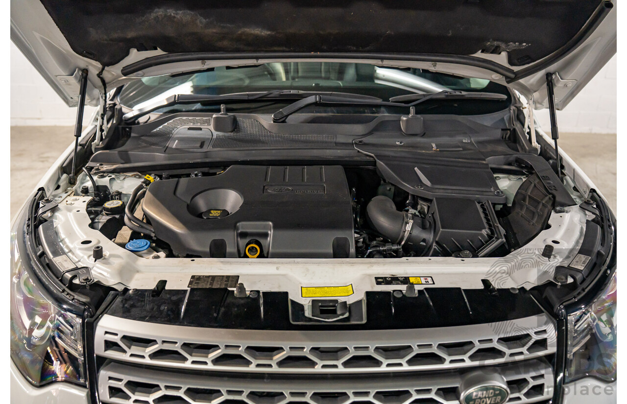 10/2017 Land Rover Discovery Sport TD4 HSE (110kW AWD) 5 Seat L550 MY18 4D Wagon Fuji White Turbo Diesel 2.0L