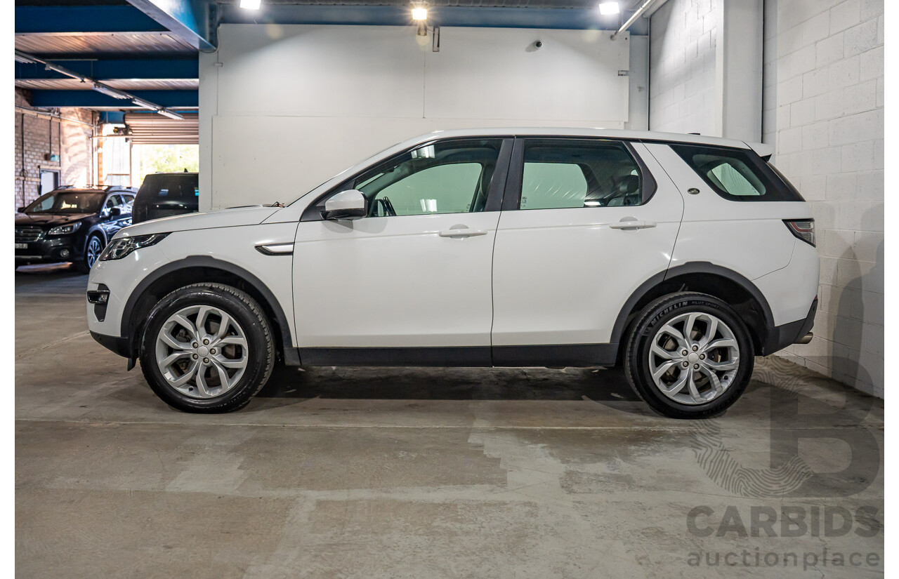10/2017 Land Rover Discovery Sport TD4 HSE (110kW AWD) 5 Seat L550 MY18 4D Wagon Fuji White Turbo Diesel 2.0L