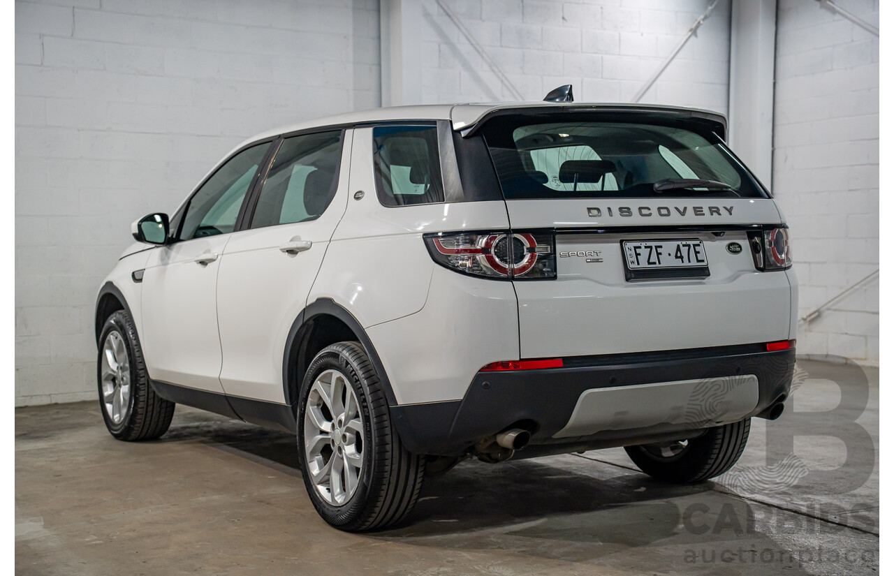 10/2017 Land Rover Discovery Sport TD4 HSE (110kW AWD) 5 Seat L550 MY18 4D Wagon Fuji White Turbo Diesel 2.0L