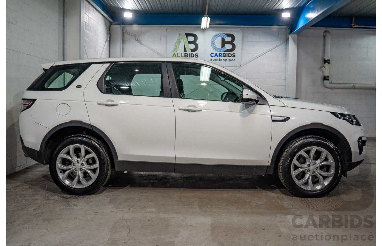 10/2017 Land Rover Discovery Sport TD4 HSE (110kW AWD) 5 Seat L550 MY18 4D Wagon Fuji White Turbo Diesel 2.0L