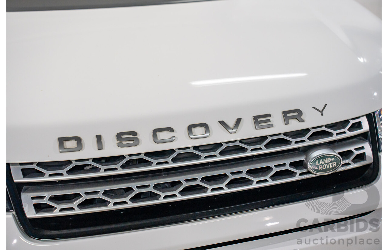 10/2017 Land Rover Discovery Sport TD4 HSE (110kW AWD) 5 Seat L550 MY18 4D Wagon Fuji White Turbo Diesel 2.0L