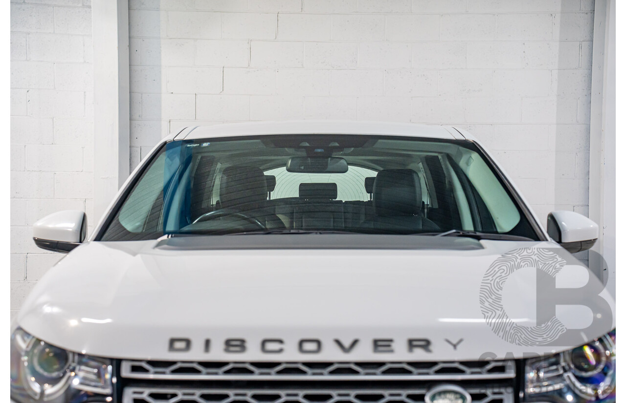 10/2017 Land Rover Discovery Sport TD4 HSE (110kW AWD) 5 Seat L550 MY18 4D Wagon Fuji White Turbo Diesel 2.0L