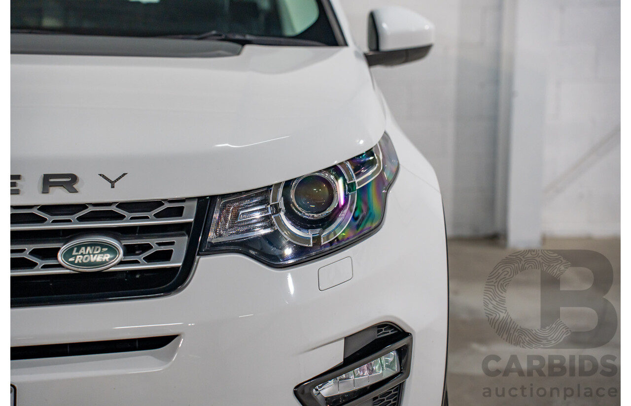 10/2017 Land Rover Discovery Sport TD4 HSE (110kW AWD) 5 Seat L550 MY18 4D Wagon Fuji White Turbo Diesel 2.0L