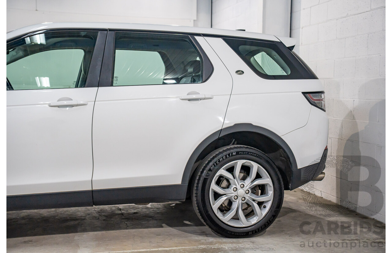 10/2017 Land Rover Discovery Sport TD4 HSE (110kW AWD) 5 Seat L550 MY18 4D Wagon Fuji White Turbo Diesel 2.0L
