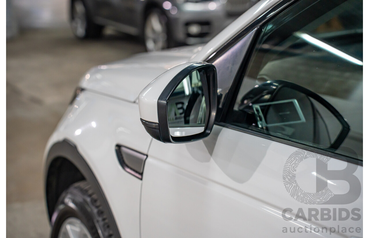 10/2017 Land Rover Discovery Sport TD4 HSE (110kW AWD) 5 Seat L550 MY18 4D Wagon Fuji White Turbo Diesel 2.0L