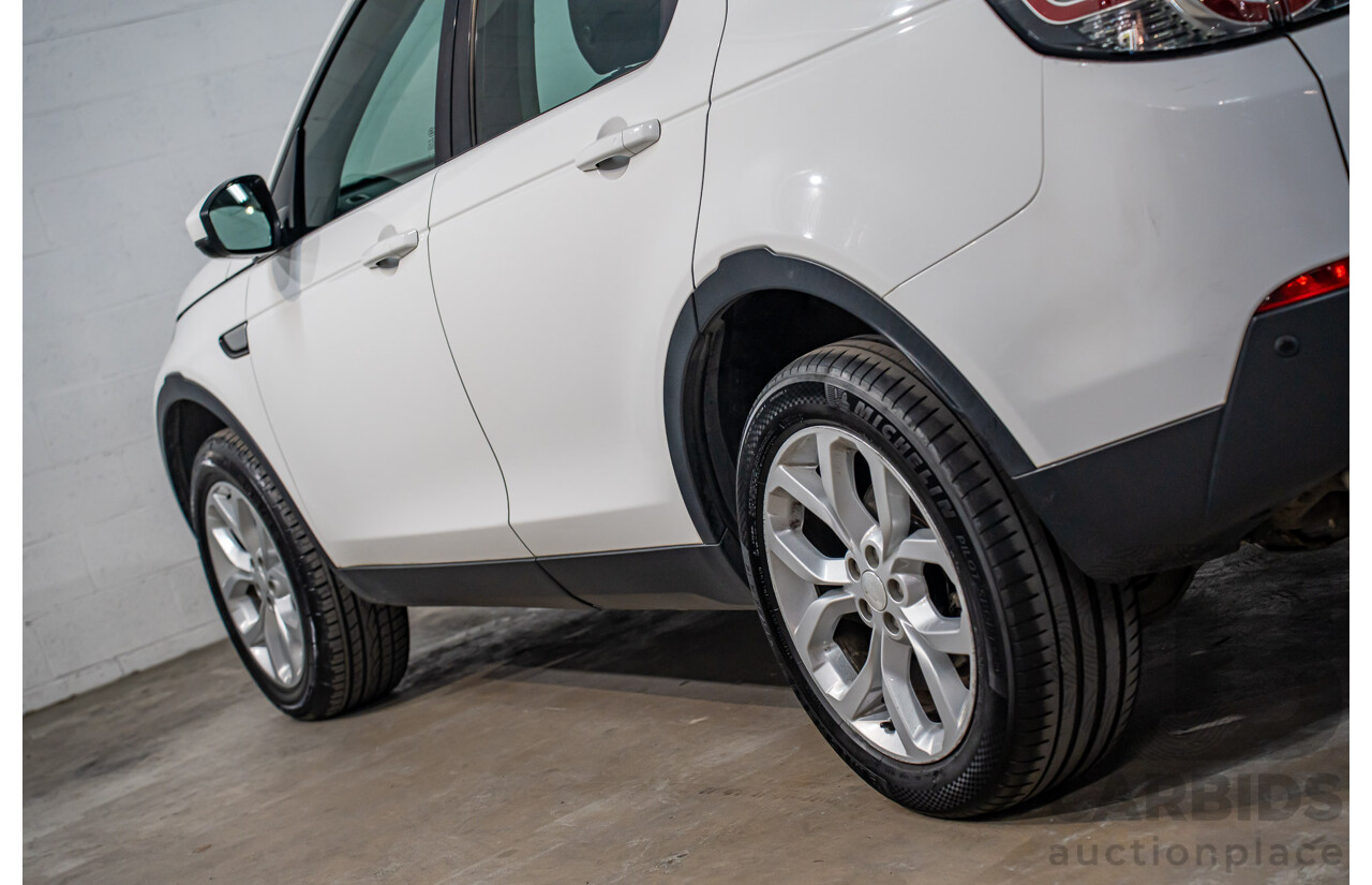 10/2017 Land Rover Discovery Sport TD4 HSE (110kW AWD) 5 Seat L550 MY18 4D Wagon Fuji White Turbo Diesel 2.0L