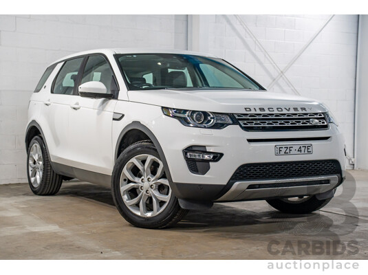 10/2017 Land Rover Discovery Sport TD4 HSE (110kW AWD) 5 Seat L550 MY18 4D Wagon Fuji White Turbo Diesel 2.0L