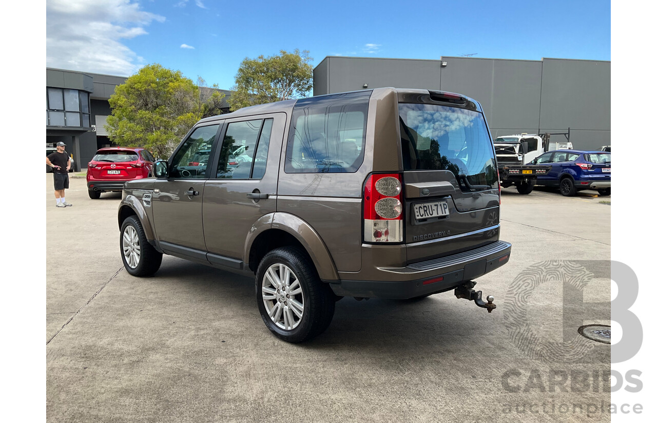 1/2013 Land Rover Discovery 4 3.0 (4X4) TDV6 MY13 4d Wagon Bronze Turbo Diesel 3.0L - 7 Seater