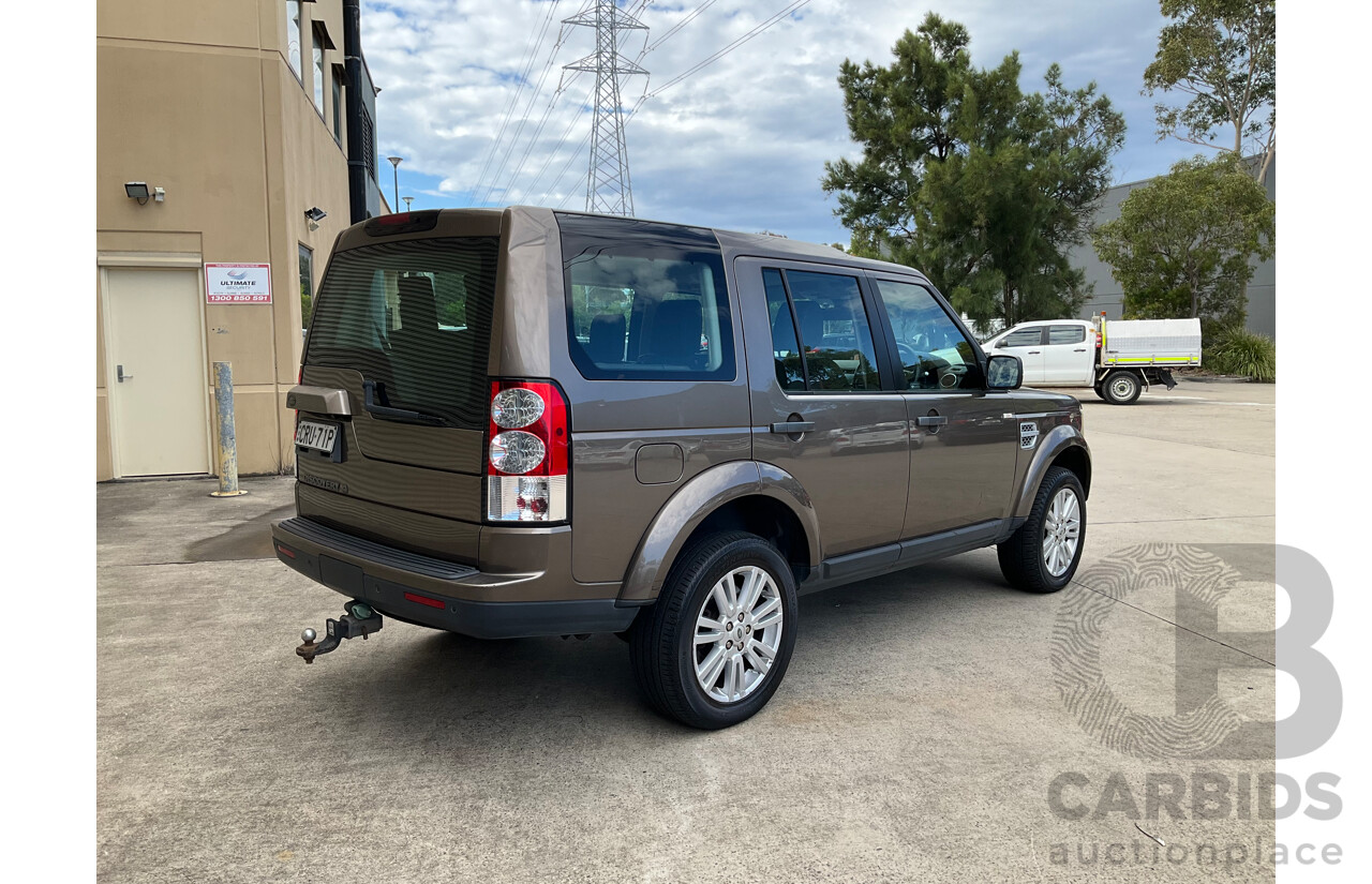 1/2013 Land Rover Discovery 4 3.0 (4X4) TDV6 MY13 4d Wagon Bronze Turbo Diesel 3.0L - 7 Seater