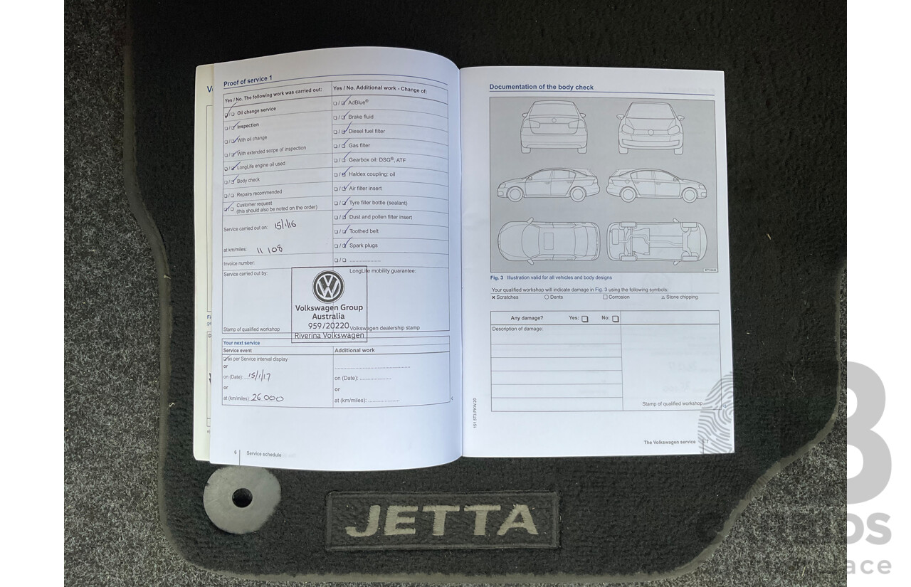 1/2015 Volkswagen Jetta 118 TSI Comfortline 1KM MY15 4d Sedan Silver Twincharged 1.4L