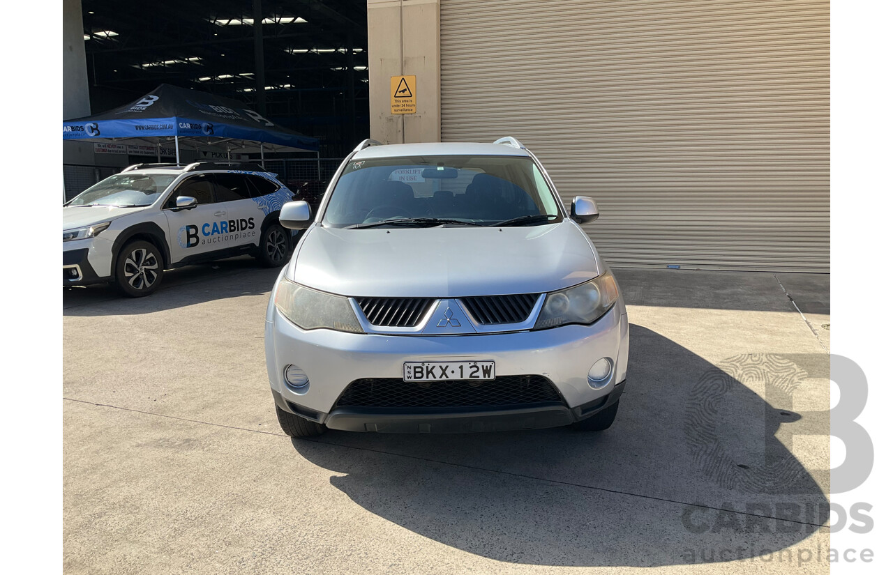 7/2009 Mitsubishi Outlander (4x4) LS ZG MY09 4d Wagon Silver Or Chrome 2.4L