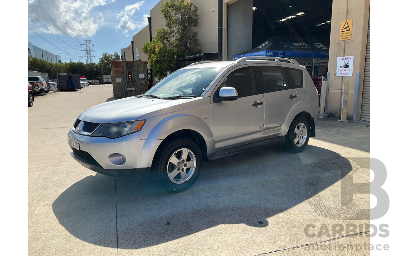 7/2009 Mitsubishi Outlander (4x4) LS ZG MY09 4d Wagon Silver Or Chrome 2.4L