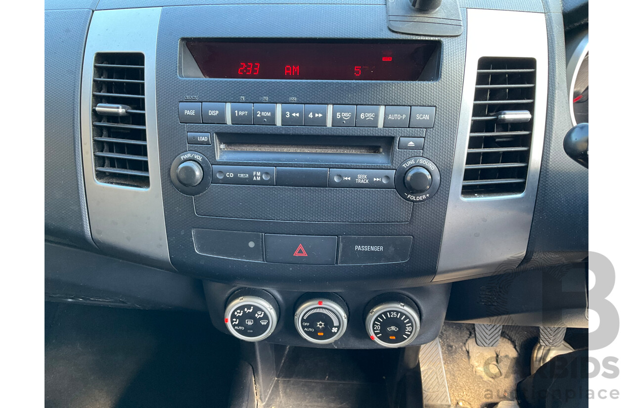 7/2009 Mitsubishi Outlander (4x4) LS ZG MY09 4d Wagon Silver Or Chrome 2.4L