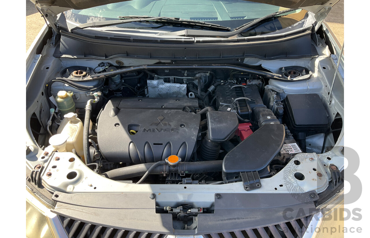 7/2009 Mitsubishi Outlander (4x4) LS ZG MY09 4d Wagon Silver Or Chrome 2.4L