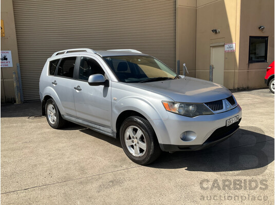 7/2009 Mitsubishi Outlander (4x4) LS ZG MY09 4d Wagon Silver Or Chrome 2.4L