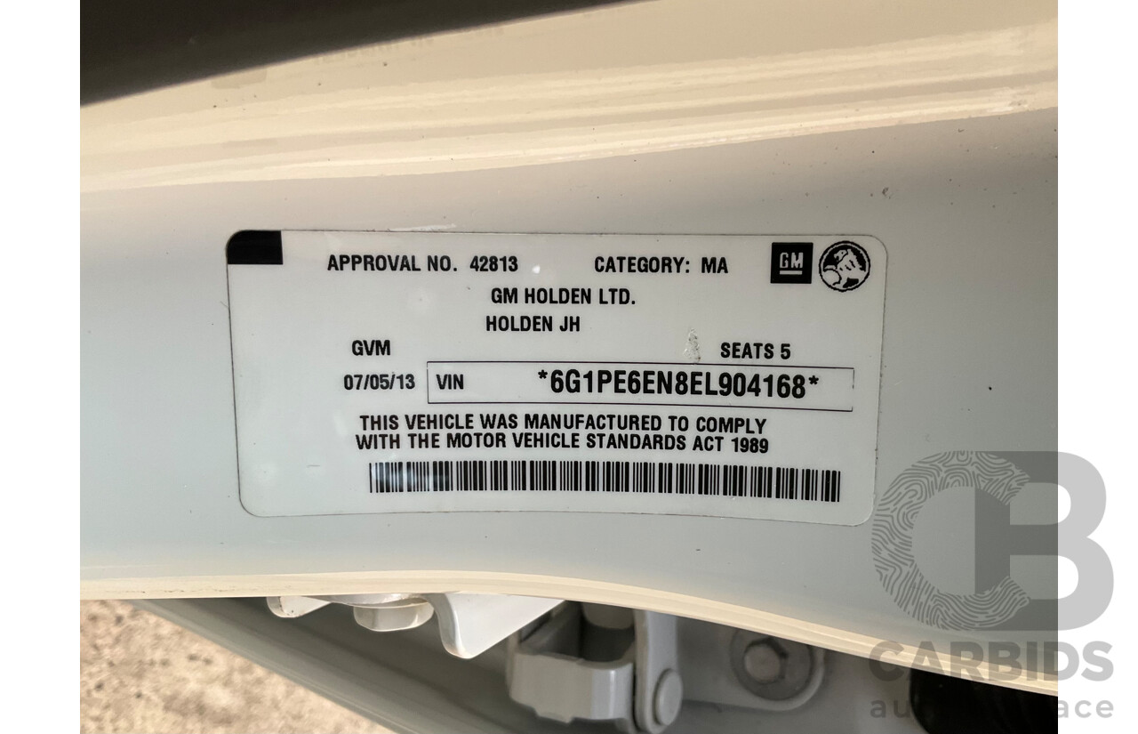 5/2013 Holden Cruze SRi V JH MY13 5d Hatchback White Turbo 1.4L