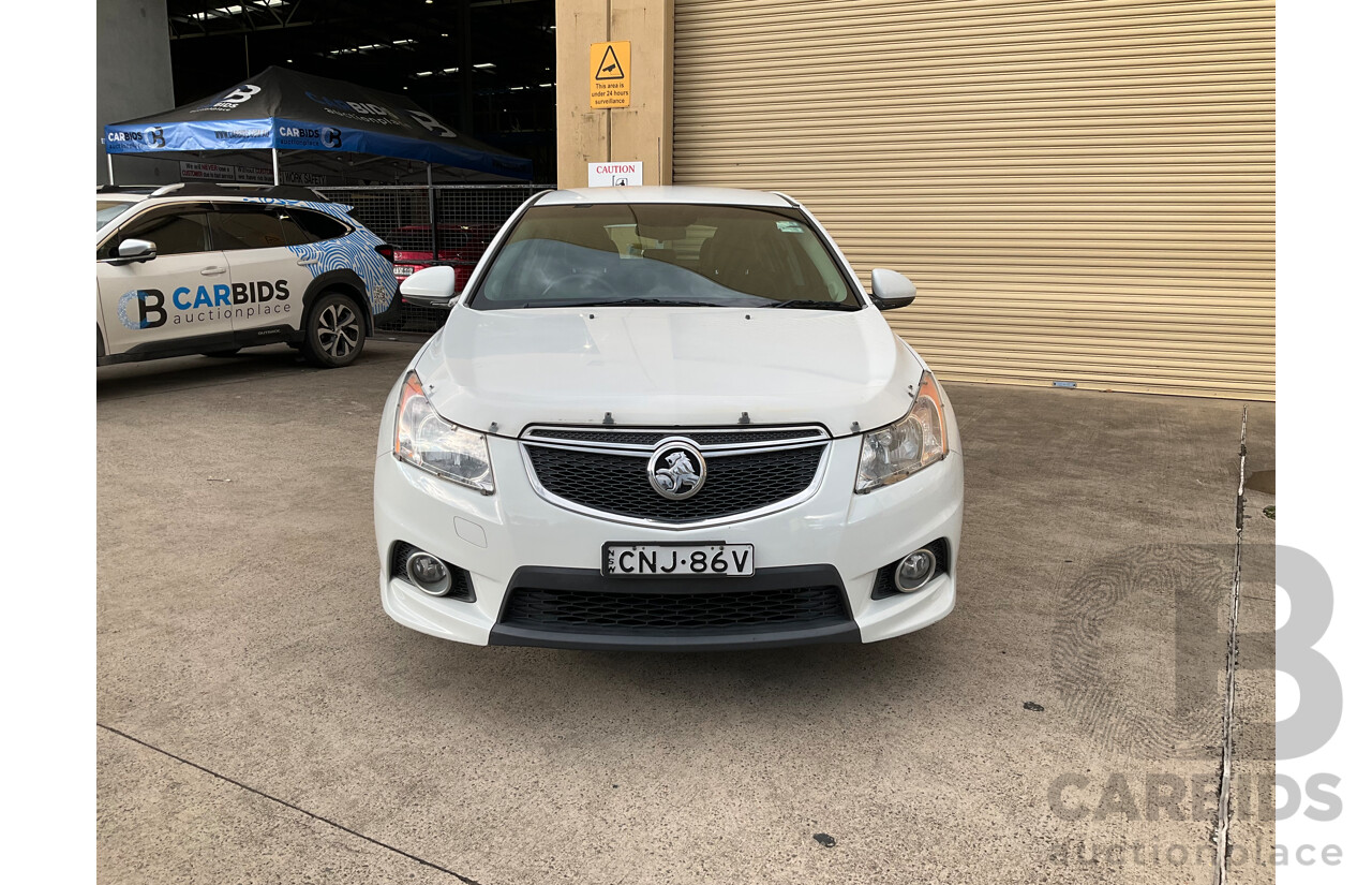 5/2013 Holden Cruze SRi V JH MY13 5d Hatchback White Turbo 1.4L