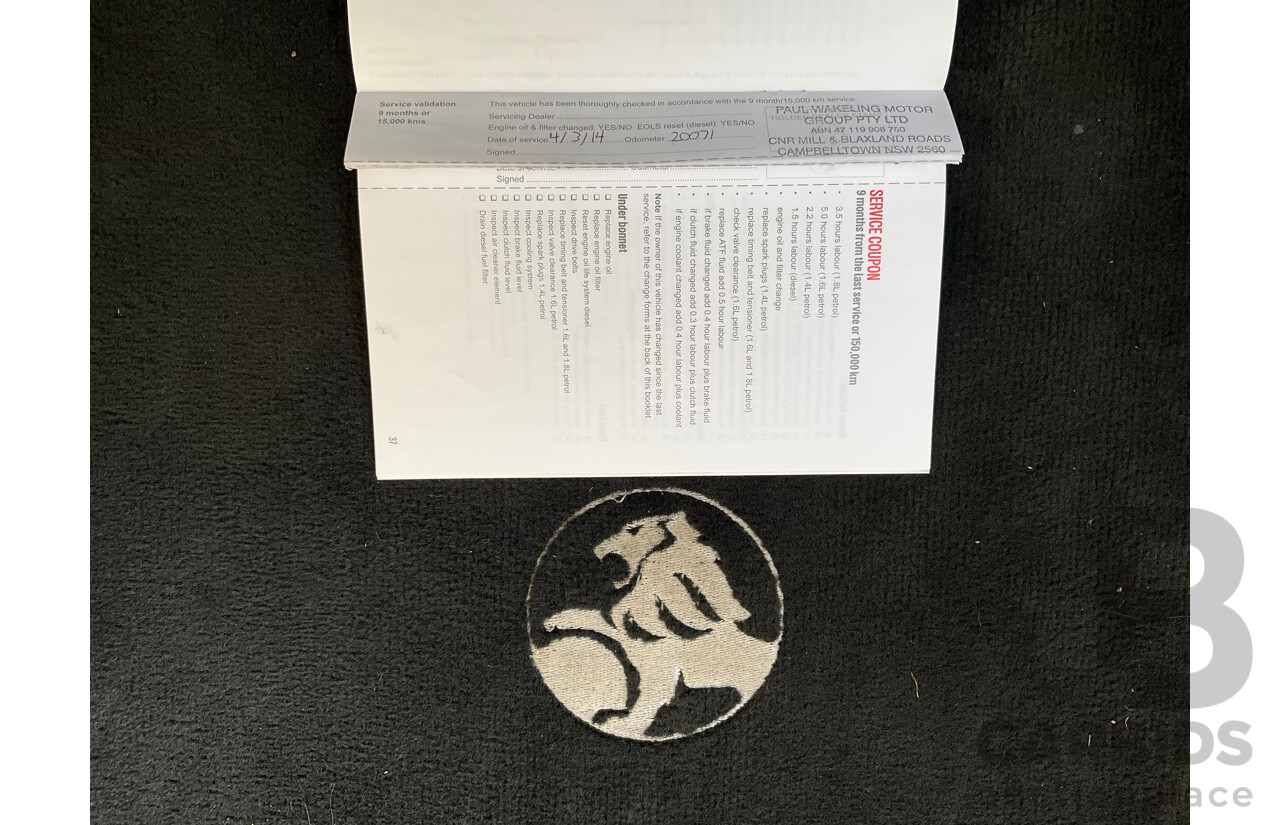 5/2013 Holden Cruze SRi V JH MY13 5d Hatchback White Turbo 1.4L