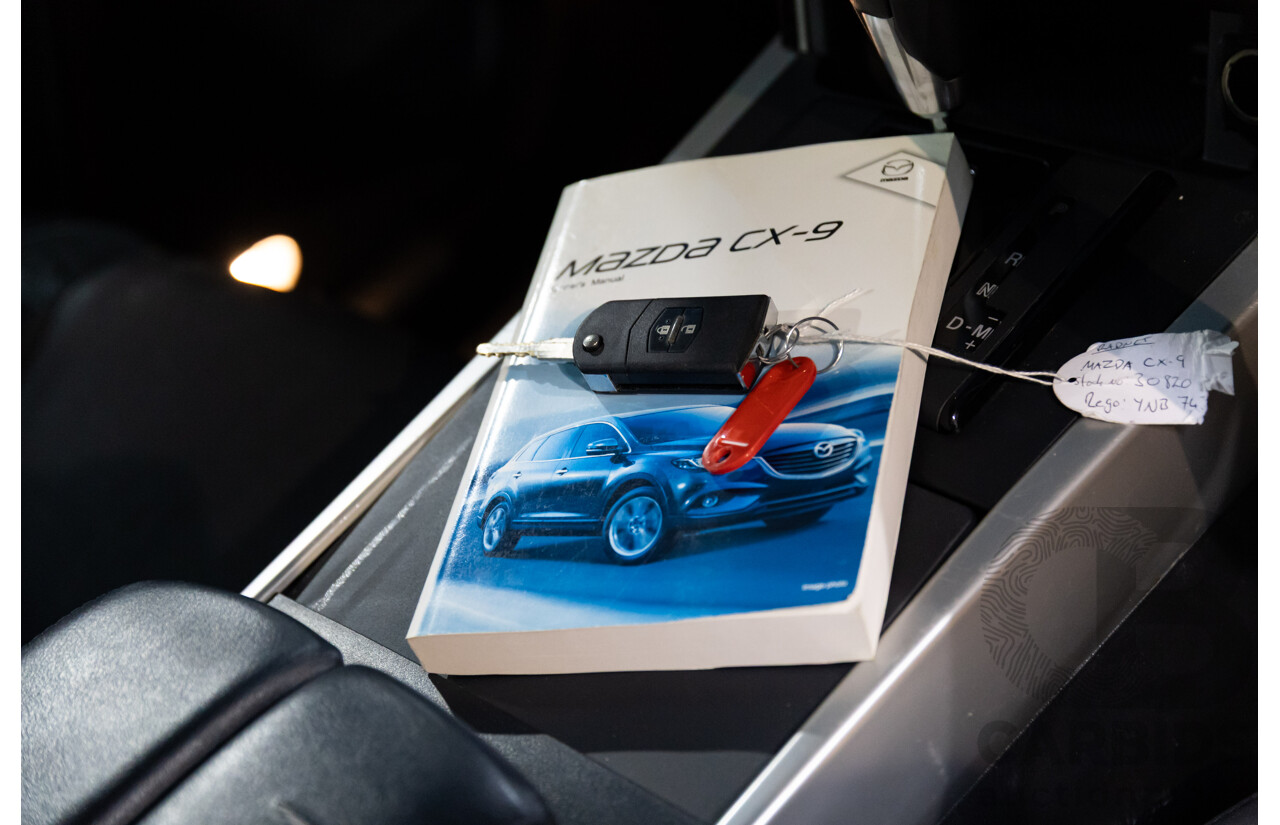 10/2013 Mazda CX-9 Luxury (FWD) MY14 4d Wagon Meteor Grey Metallic V6 3.7L - 7 Seater