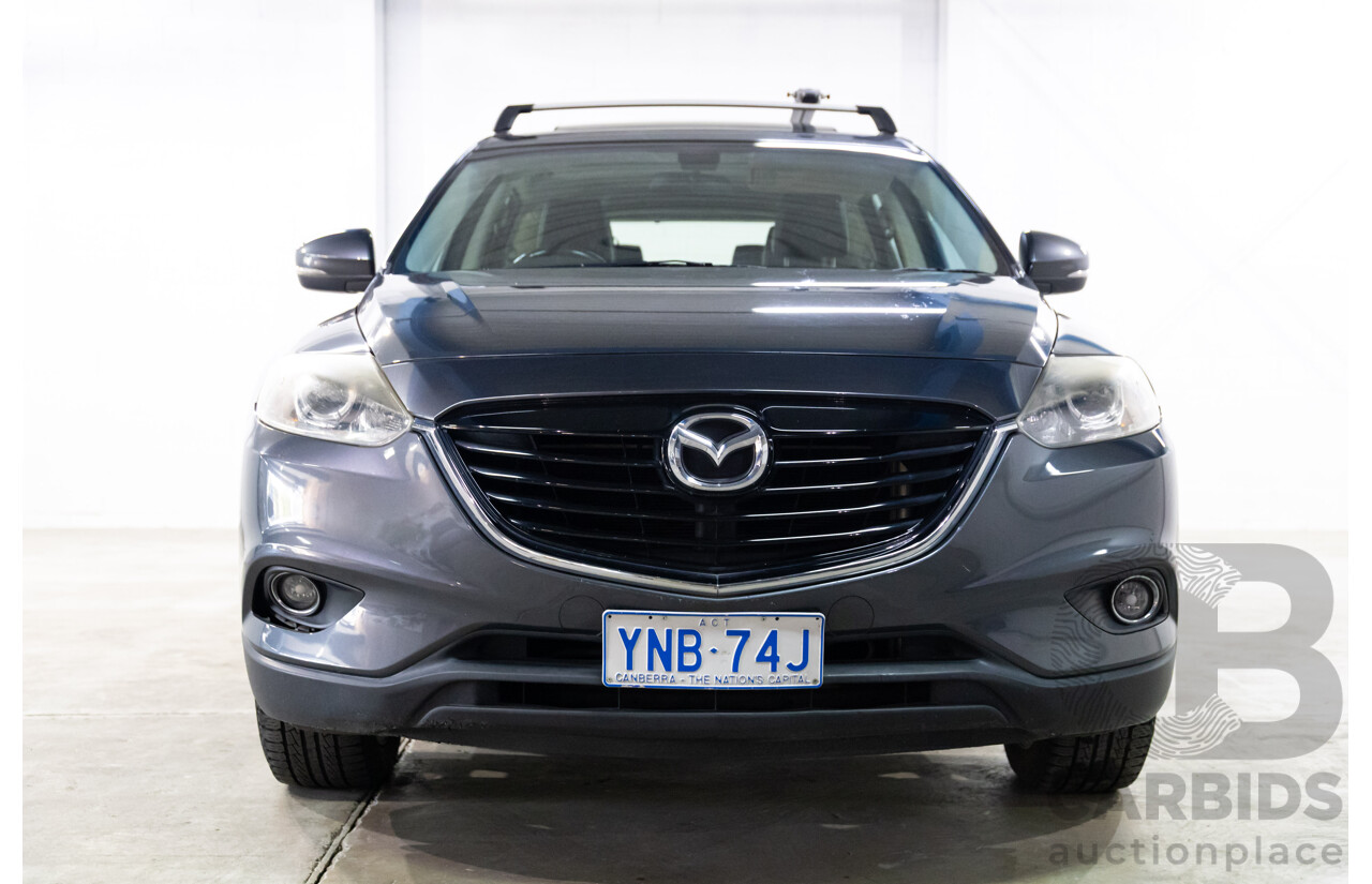 10/2013 Mazda CX-9 Luxury (FWD) MY14 4d Wagon Meteor Grey Metallic V6 3.7L - 7 Seater