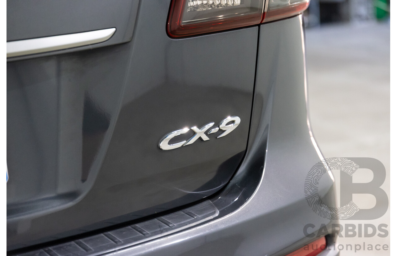 10/2013 Mazda CX-9 Luxury (FWD) MY14 4d Wagon Meteor Grey Metallic V6 3.7L - 7 Seater
