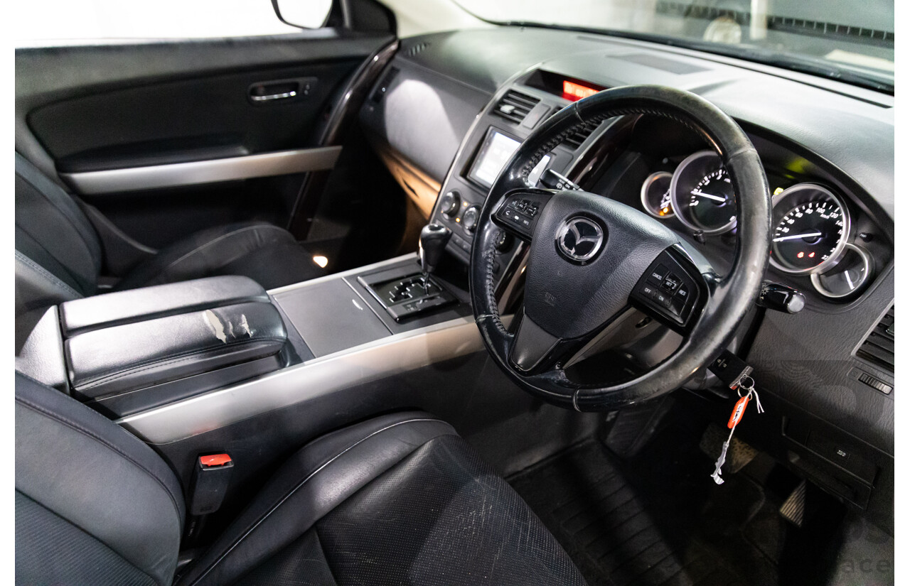10/2013 Mazda CX-9 Luxury (FWD) MY14 4d Wagon Meteor Grey Metallic V6 3.7L - 7 Seater