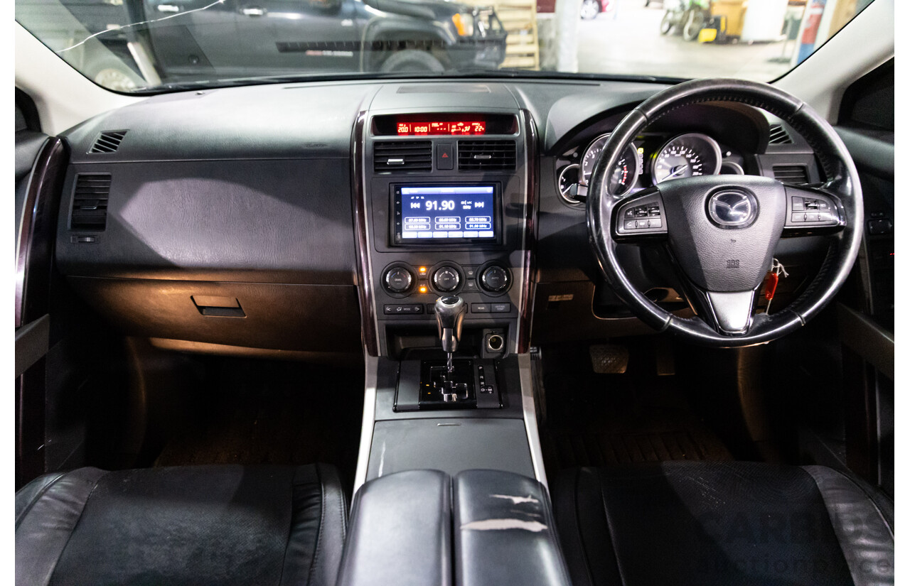 10/2013 Mazda CX-9 Luxury (FWD) MY14 4d Wagon Meteor Grey Metallic V6 3.7L - 7 Seater