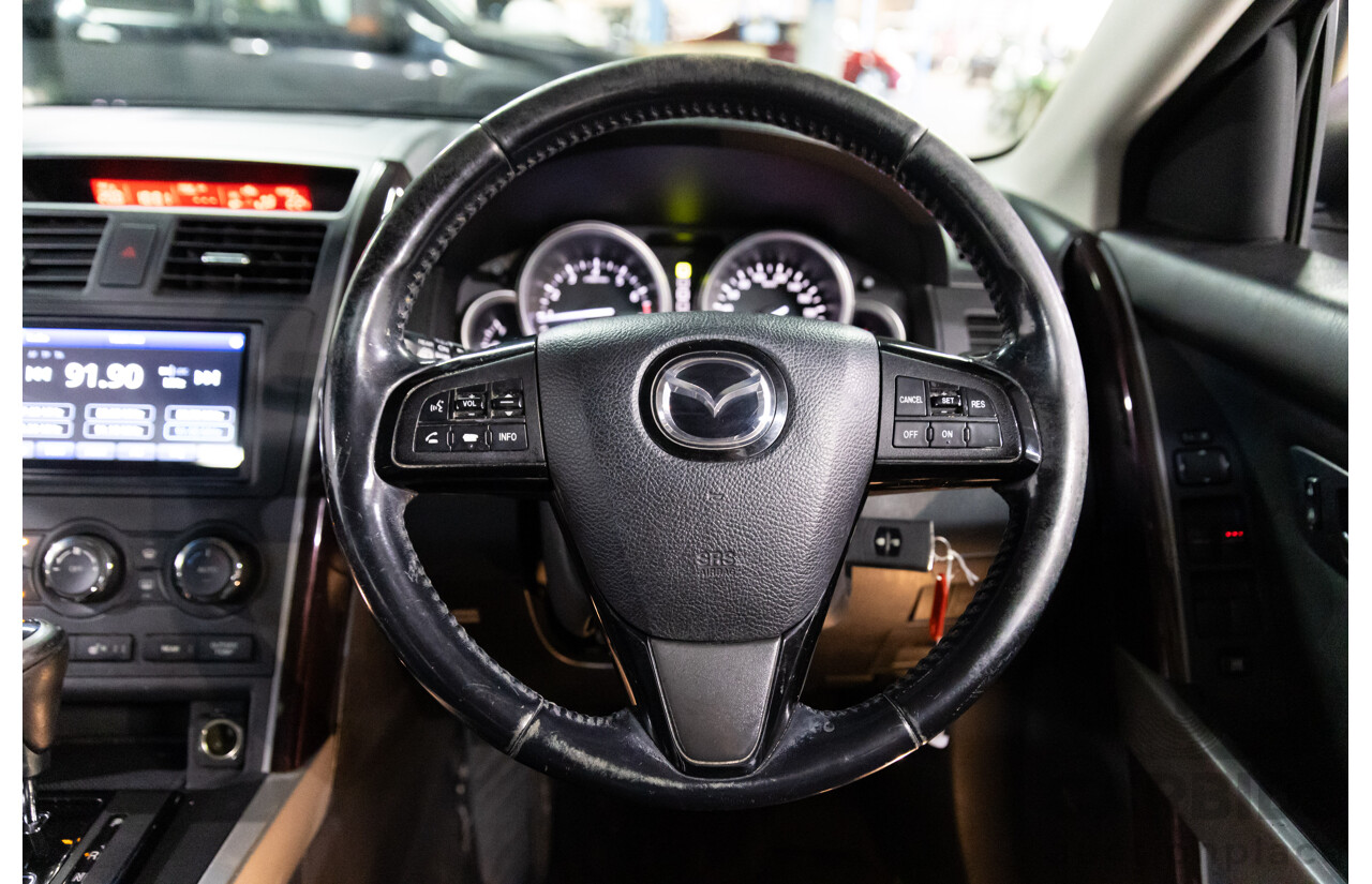 10/2013 Mazda CX-9 Luxury (FWD) MY14 4d Wagon Meteor Grey Metallic V6 3.7L - 7 Seater