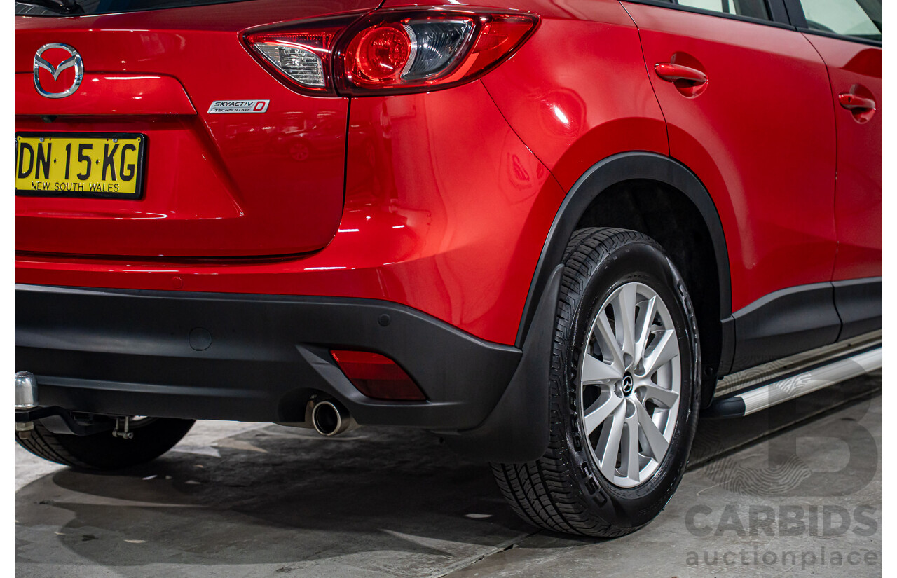 01/2017 Mazda CX-5 Maxx Sport (AWD) MY17 4d Wagon Soul Red Crystal Metallic Turbo Diesel 2.2L