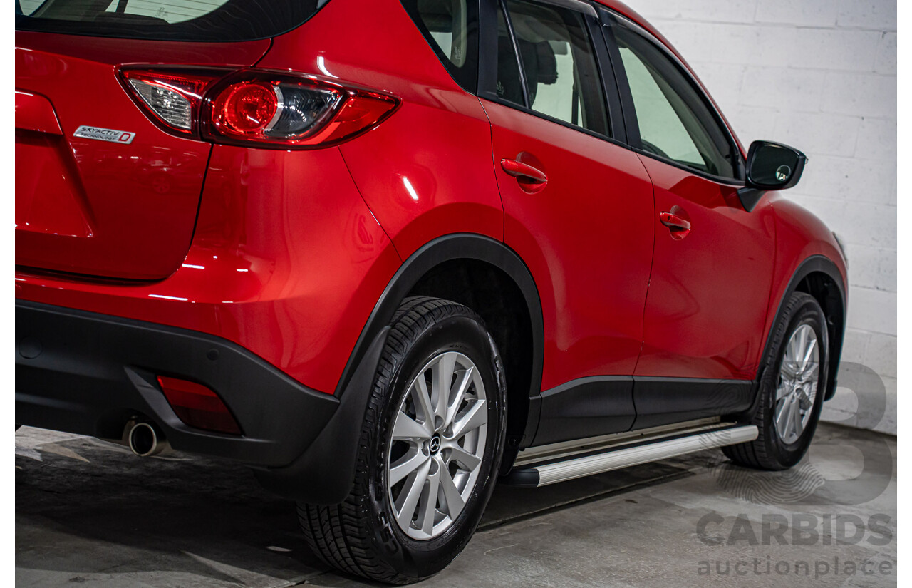 01/2017 Mazda CX-5 Maxx Sport (AWD) MY17 4d Wagon Soul Red Crystal Metallic Turbo Diesel 2.2L