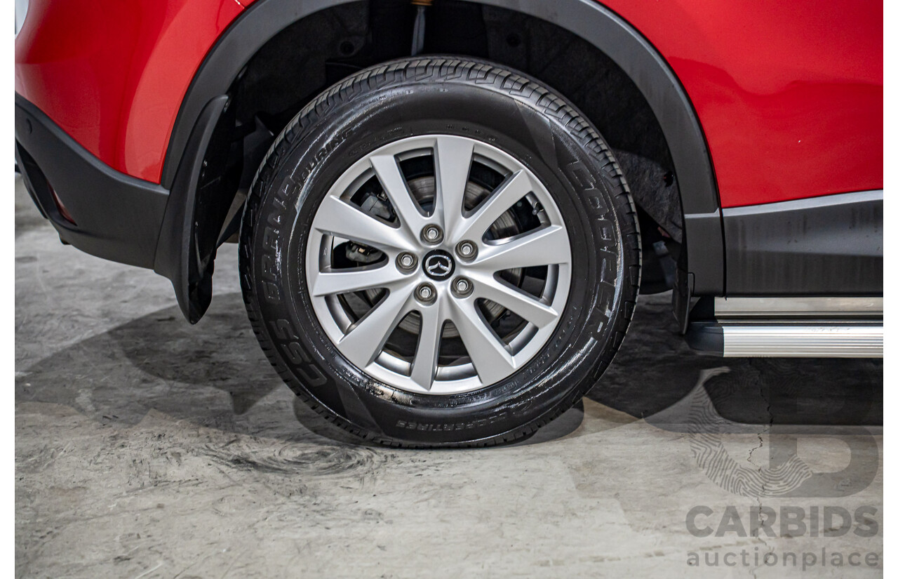 01/2017 Mazda CX-5 Maxx Sport (AWD) MY17 4d Wagon Soul Red Crystal Metallic Turbo Diesel 2.2L