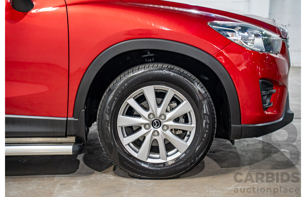 01/2017 Mazda CX-5 Maxx Sport (AWD) MY17 4d Wagon Soul Red Crystal Metallic Turbo Diesel 2.2L