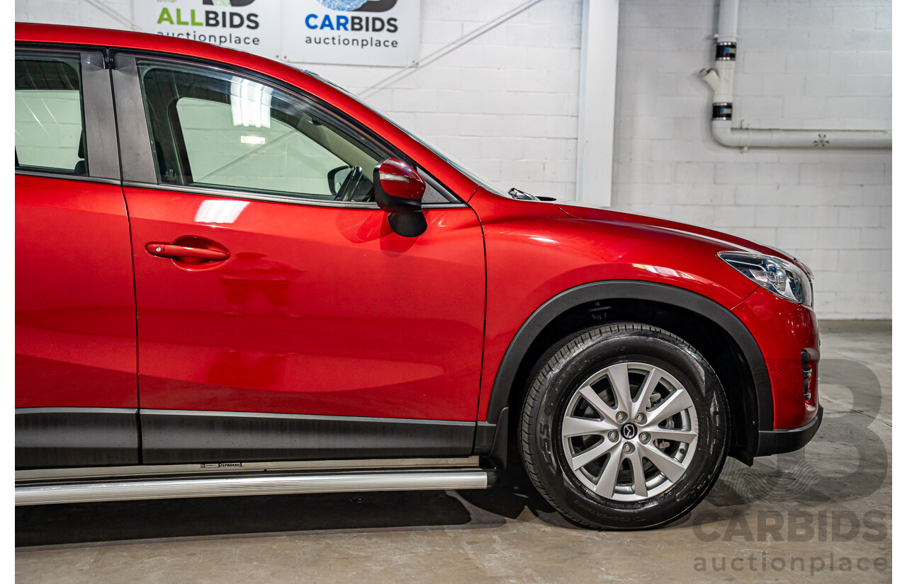 01/2017 Mazda CX-5 Maxx Sport (AWD) MY17 4d Wagon Soul Red Crystal Metallic Turbo Diesel 2.2L