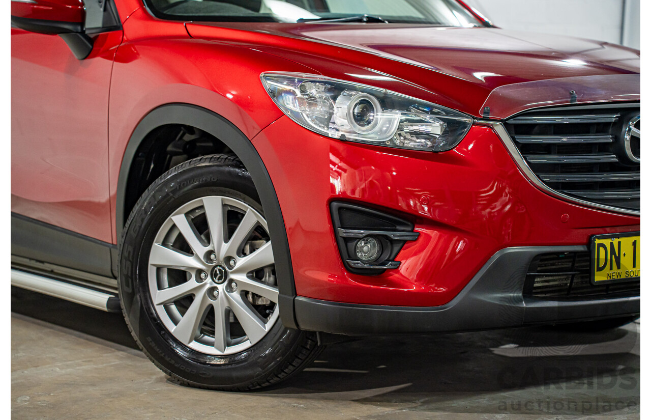 01/2017 Mazda CX-5 Maxx Sport (AWD) MY17 4d Wagon Soul Red Crystal Metallic Turbo Diesel 2.2L