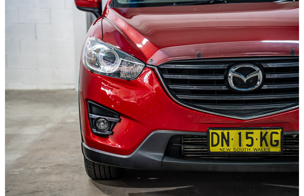 01/2017 Mazda CX-5 Maxx Sport (AWD) MY17 4d Wagon Soul Red Crystal Metallic Turbo Diesel 2.2L
