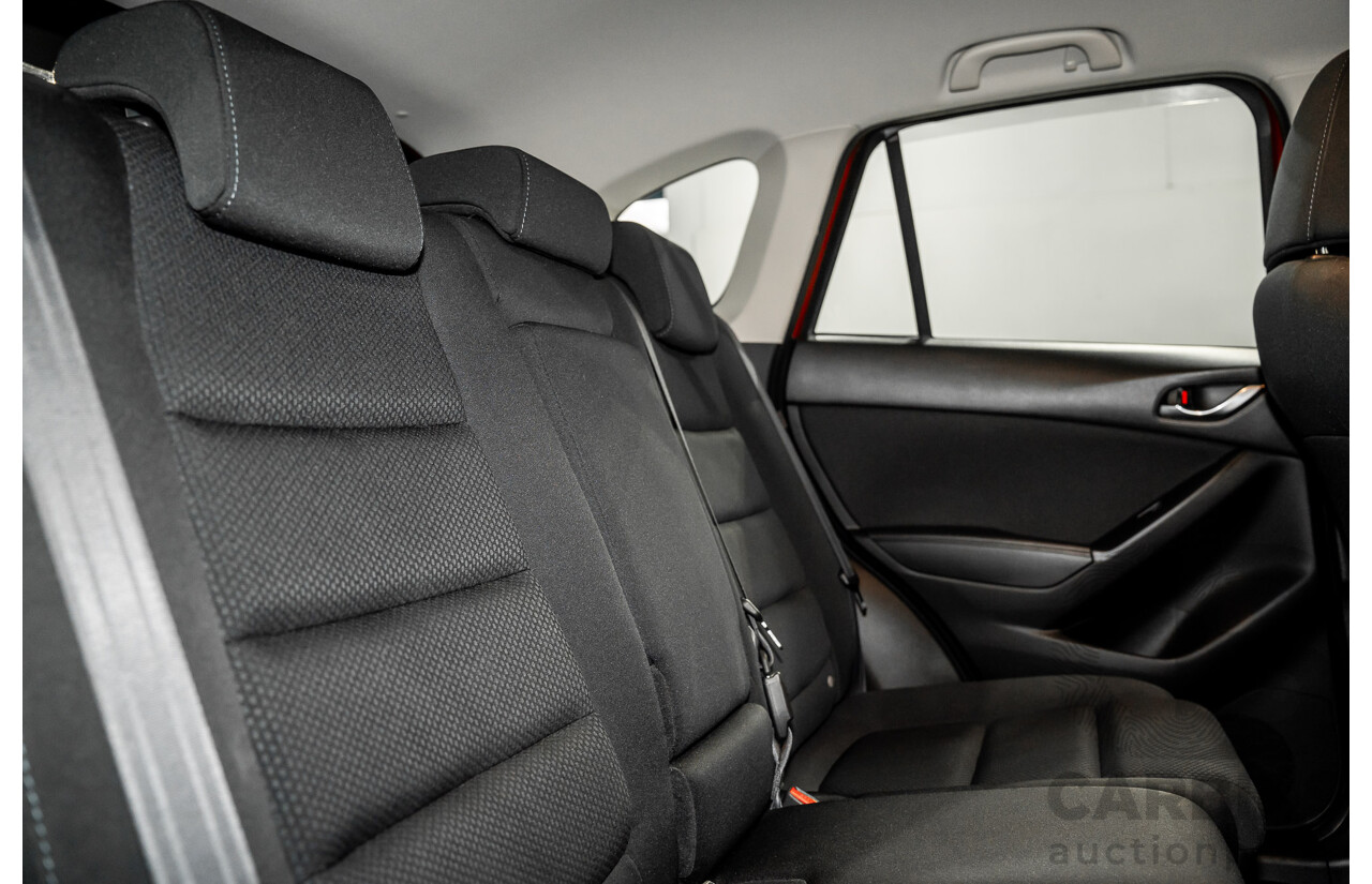 01/2017 Mazda CX-5 Maxx Sport (AWD) MY17 4d Wagon Soul Red Crystal Metallic Turbo Diesel 2.2L