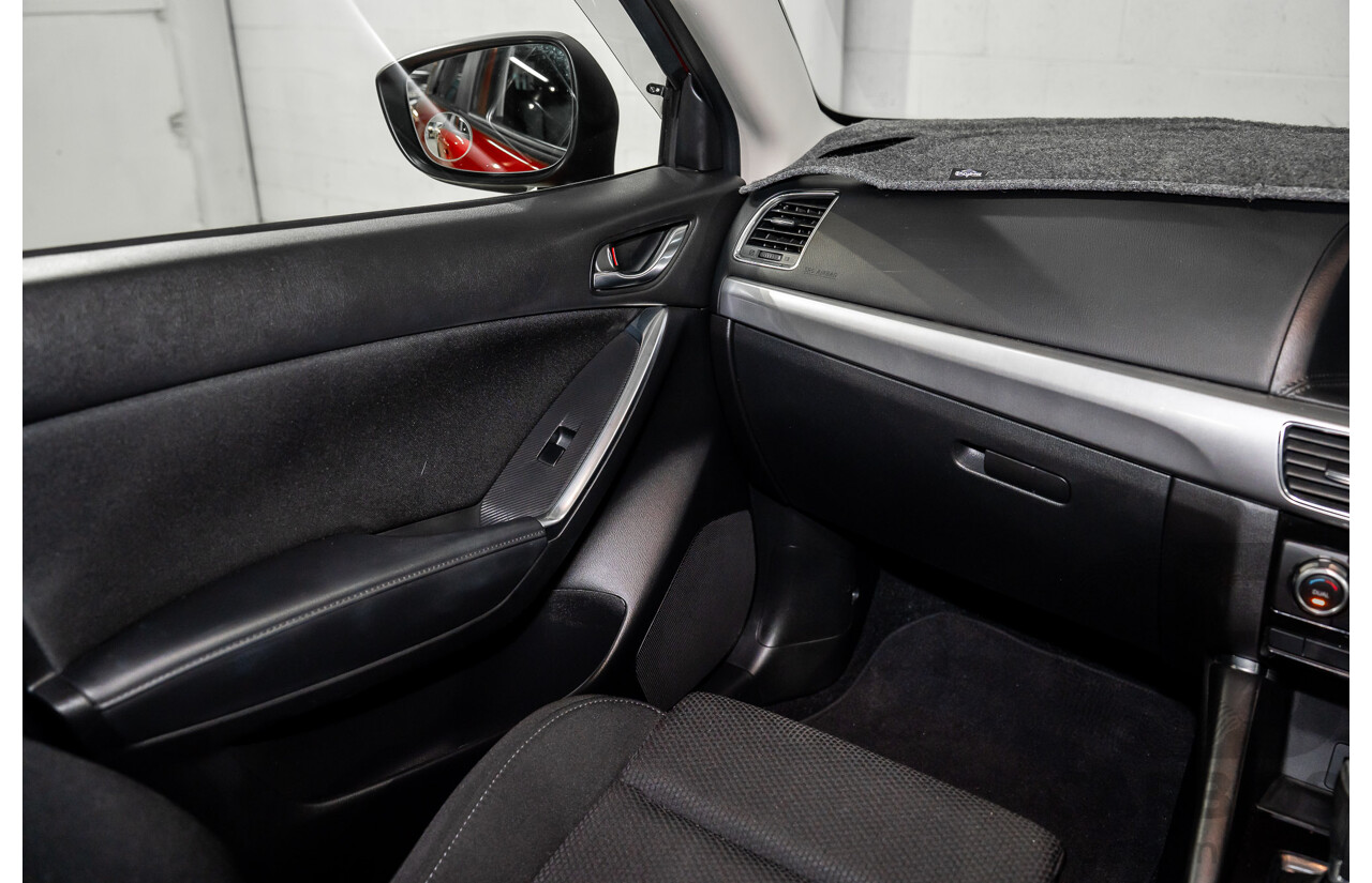 01/2017 Mazda CX-5 Maxx Sport (AWD) MY17 4d Wagon Soul Red Crystal Metallic Turbo Diesel 2.2L