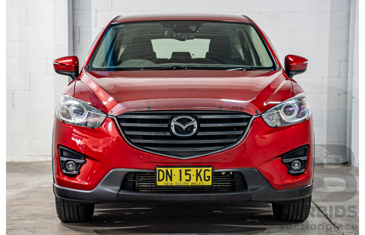 01/2017 Mazda CX-5 Maxx Sport (AWD) MY17 4d Wagon Soul Red Crystal Metallic Turbo Diesel 2.2L