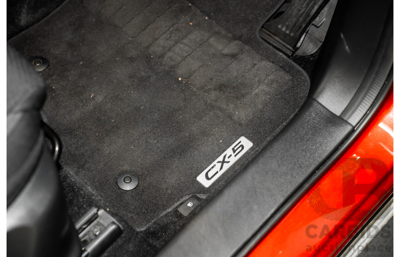 01/2017 Mazda CX-5 Maxx Sport (AWD) MY17 4d Wagon Soul Red Crystal Metallic Turbo Diesel 2.2L